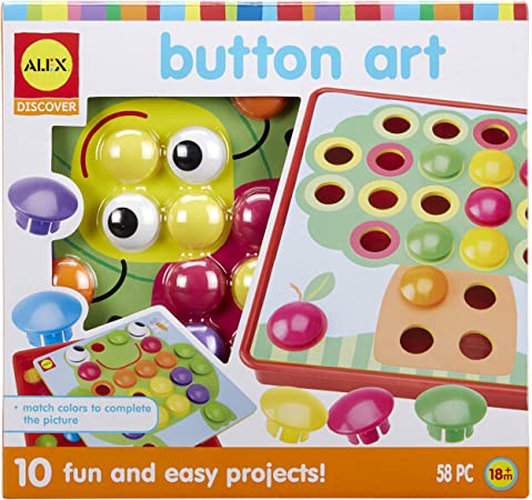 Early Learning Button Art Kit | A Mighty Girl