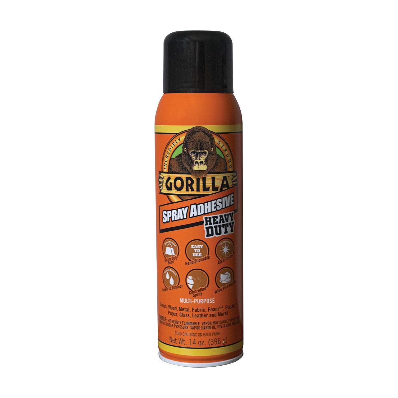 Gorilla Heavy Duty Spray Adhesive, Multipurpose and Repositionable, 14  ounce, Clear : Amazon.ae: Arts & Crafts