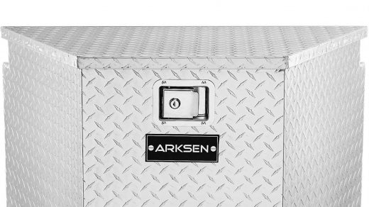 Buy ARKSEN 33 Diamond Plate Aluminum Trailer Tongue Box Pickup Truck Tool  Box Storage Organizer With Lock Key, Silver Online in Turkey. B07Z52BMYY
