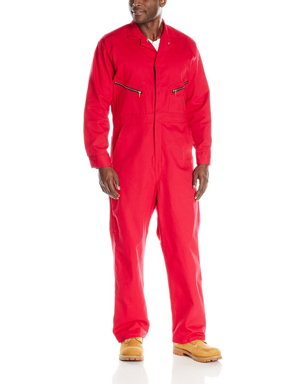Red Kap Men's Zip-Front Cotton Coverall- Buy Online in Sint Maarten at  Desertcart - 45379208.