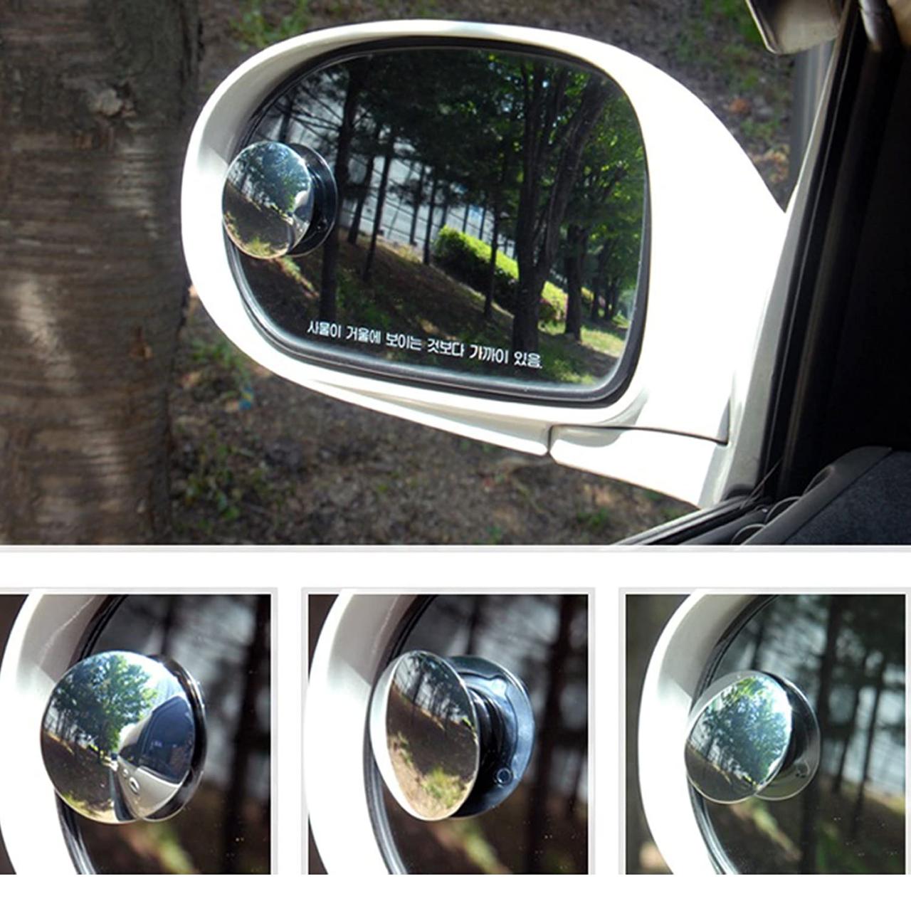 Cardeco Moving Slim Circle Blind Spot Mirror SL Lens 50.8mm 2-pc Set For  All Universal Vehicles Car Fit Car Parts Car Styling & Body Fittings