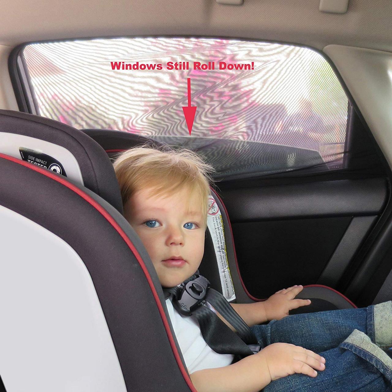 Shade Sox Universal Fit Car Side Window Baby Sun Shade Protects Your Baby  and Older Kids from the Sun, Fits All (99%) Cars Most SUV' BONUS Travel  eBook Included -2 Piece :