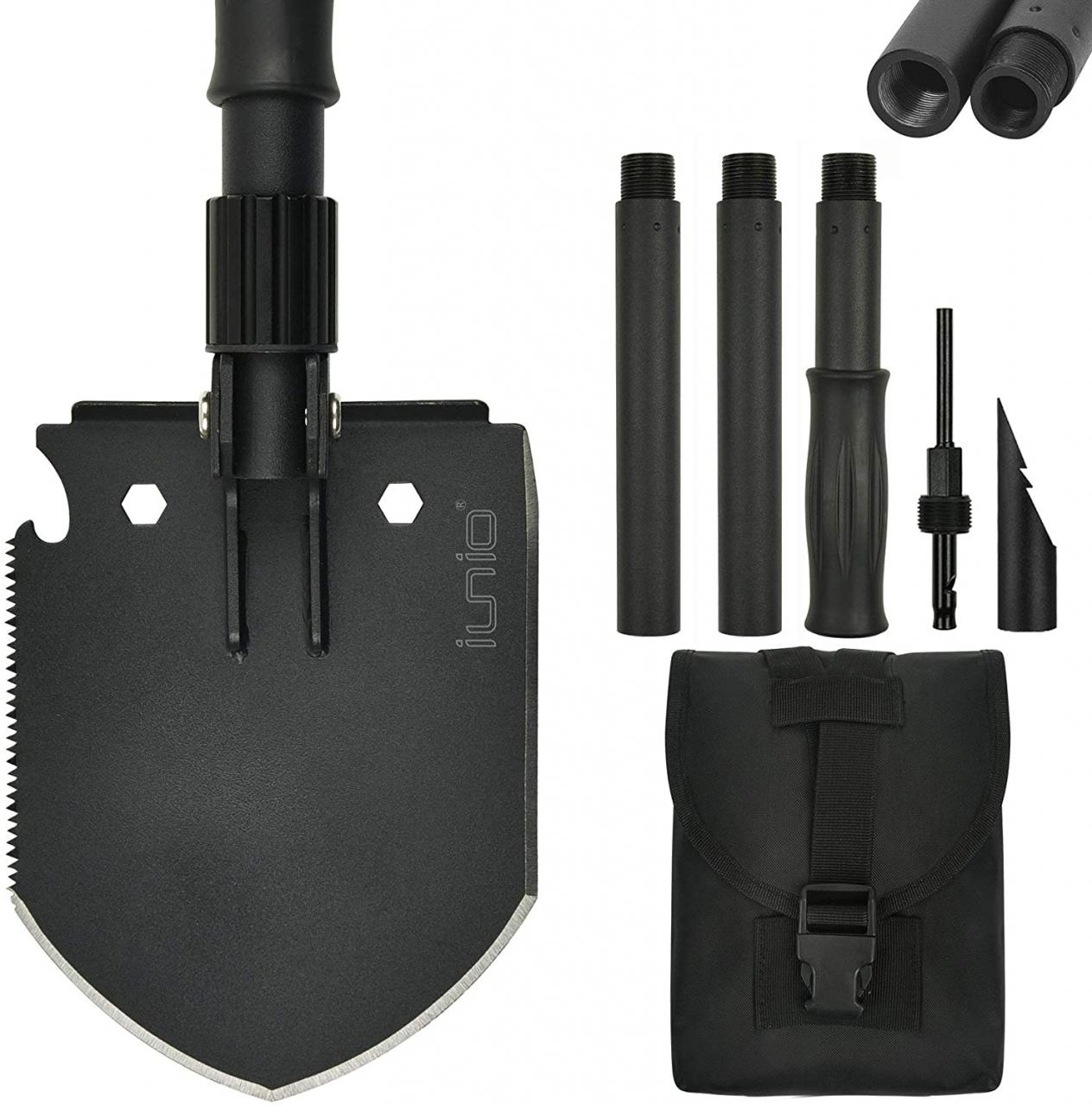 Buy iunio Folding Shovel Portable, Camping Shovel Multitool, Foldable  Entrenching Tool , Collapsible Spade, for Backpacking, Army,Trenching,  Hiking, Survival, Car Emergency Online in Turkey. B092S5TN9M