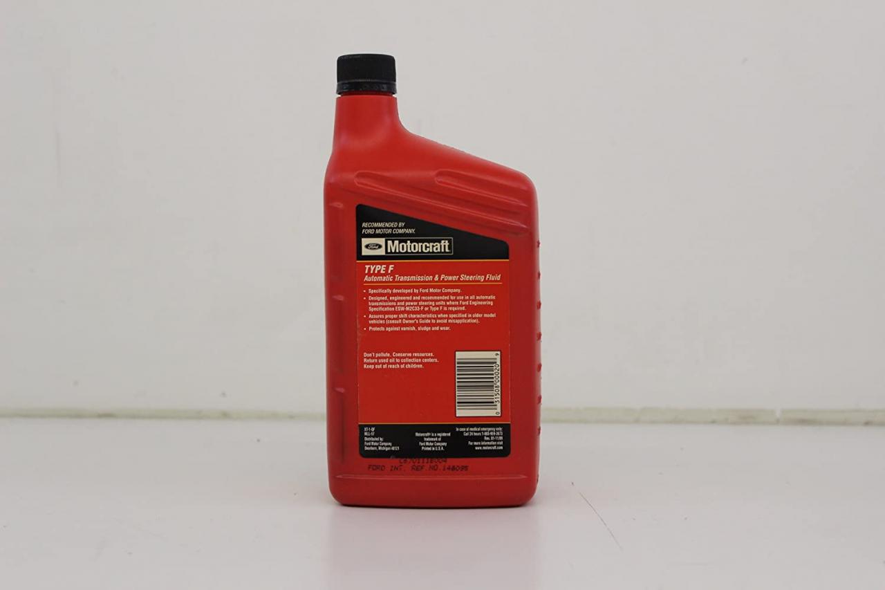 Ford Genuine XT-1-QF Type-F Automatic Transmission and Power Steering Fluid  - 1 Quart : Amazon.in: Car & Motorbike