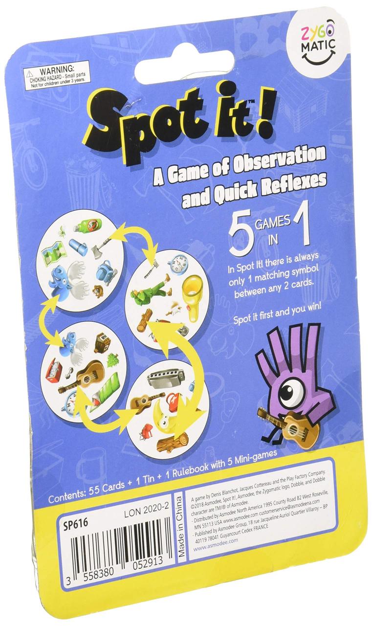 Spot It! Junior Animals Card Game | Game For Kids | Preschool Age 4+ | 2 to  5 Players | Average Playtime 10 minutes | Made by Zygomatic- Buy Online in  Hong Kong at Desertcart - 232982.