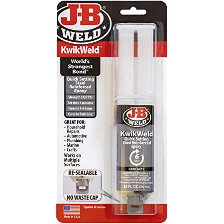 J-B Weld 50139 Plastic Bonder Body Panel Adhesive and Gap Filler Syringe -  Black - 25 ml | Lazada PH