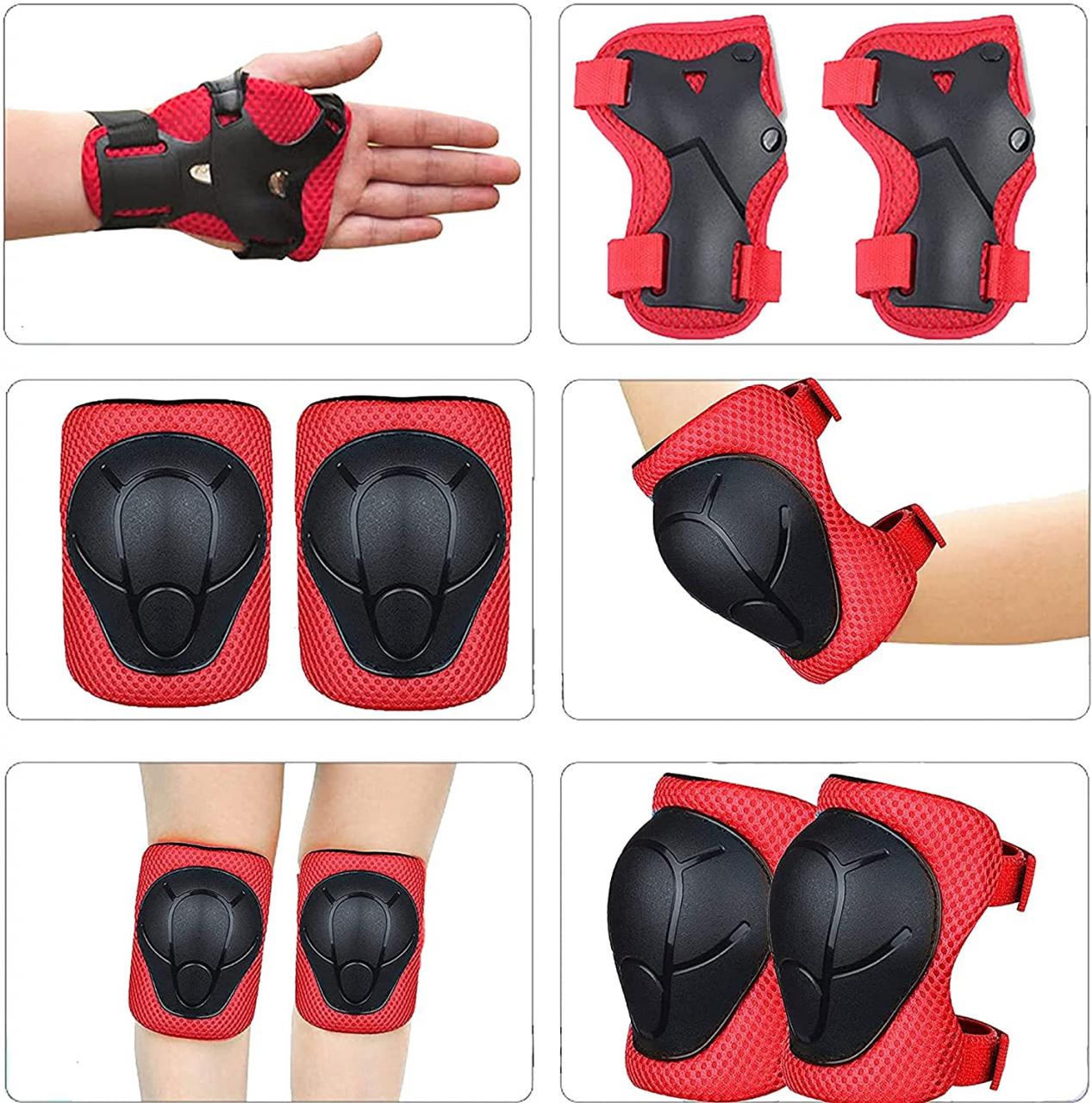Buy Kids Kneepads and Elbow Pads Knee Pads for Kids Knee and Elbow Pads  Skateboard Knee Pads and Elbow Pads for Kids 3-10 Kids Knee Pads Set - 6  Pcs Bike Protective