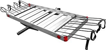 Tow Tuff Cargo Carrier 62 X 27 X 3 Steel Removable Bike Rack