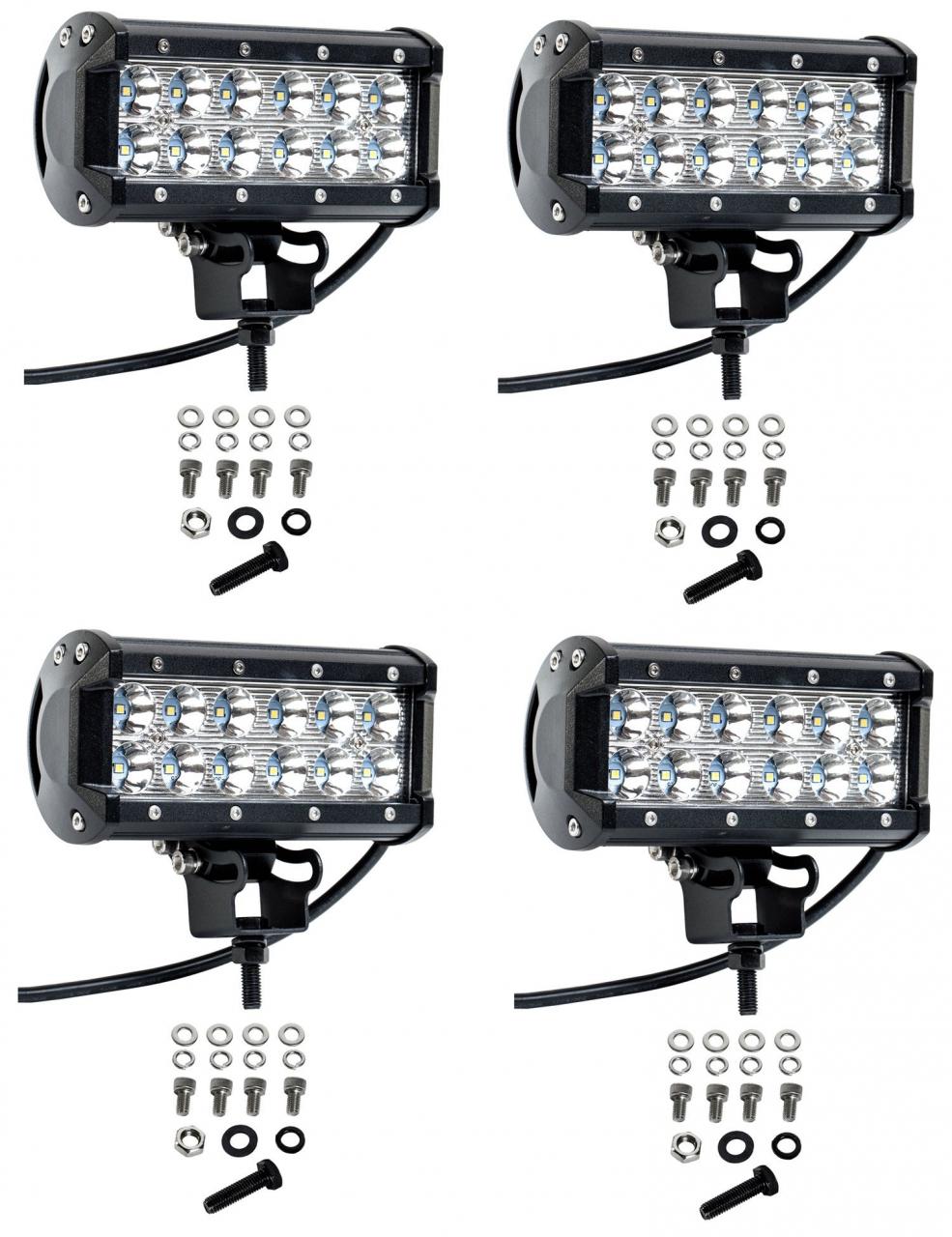 Cutequeen 4 X 36w 3600 Lumens Cree LED Spot Light for Off-road Rv Atv SUV  Boat 4x4 Jeep Lamp Tractor Marine Off-road Lighting (pack of 4)- Buy Online  in Antigua and Barbuda