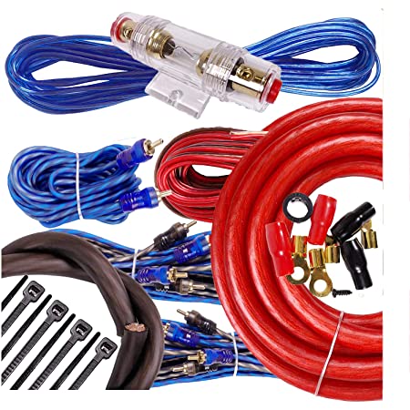 Belva BAK46 Complete 4 Gauge Amplifier Wiring Kit for 5- or 6-Channel Amps  with 1 Set of 6-channel RCA Interconnects- Buy Online in Singapore at  desertcart.sg. ProductId : 26747610.