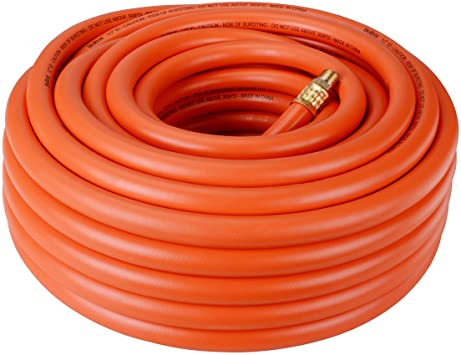 DuRyte Pro 300 PSI Rubber Air Hose - 1/2-Inch by 100-Feet, 3/8-Inch MNPT  Brass Ends : Amazon.co.uk: DIY & Tools