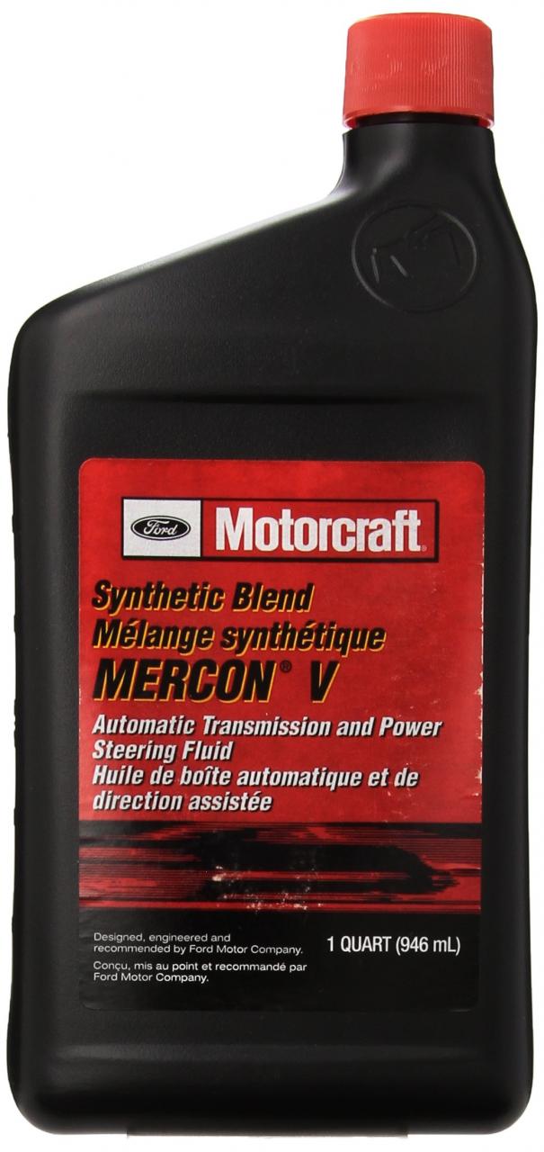 Genuine Ford Accessories XT-5-QSM MERCON-V Synthetic Blend Automatic  Transmission and Power Steering Fluid - 1 Quart- Buy Online in El Salvador  at Desertcart - 11375801.