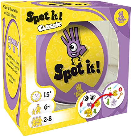 Buy Spot It! Camping Card Game | Game For Kids | Age 6+ | 2 to 8 Players |  Average Playtime 15 minutes | Made by Zygomatic Online in Indonesia.  B00L2G40DY