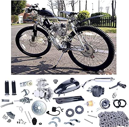 80cc Bicycle Engine Kit 2 Stroke Bicycle Engine Kit Bike Motor Kit for Motorized  Bike Silver : Amazon.ca: Sports & Outdoors