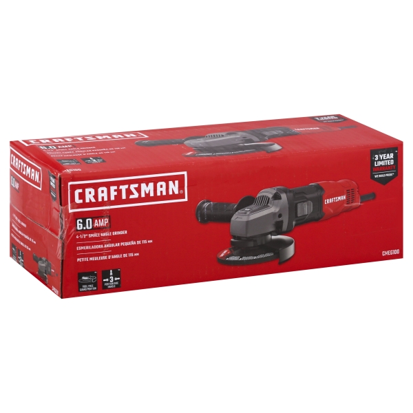 Buy CRAFTSMAN Angle Grinder, Small, 4-1/2-Inch, 7.5-Amp, Tool Only  (CMEG200) Online in Taiwan. B07LGZ3MM8