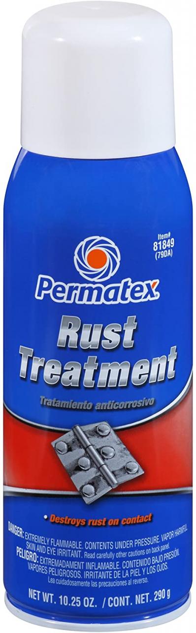 shanafr: New Permatex 81849-12PK Rust Treatment, 16 oz. Aerosol Can (Pack  of 12)