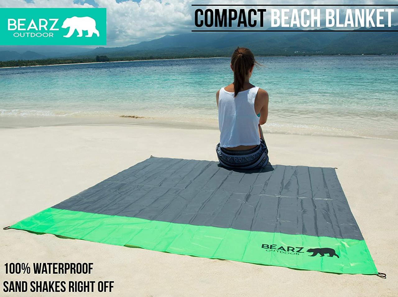 Festival & Camping Accessories BEARZ Outdoor Picnic Blanket & Camping Mat  Outdoor Rug Sand Proof Beach Blanket Picnic Blankets with Waterproof  Backing Camping Tarp Camping, Hiking & Mountaineering Sleeping Gear  umoonproductions.com