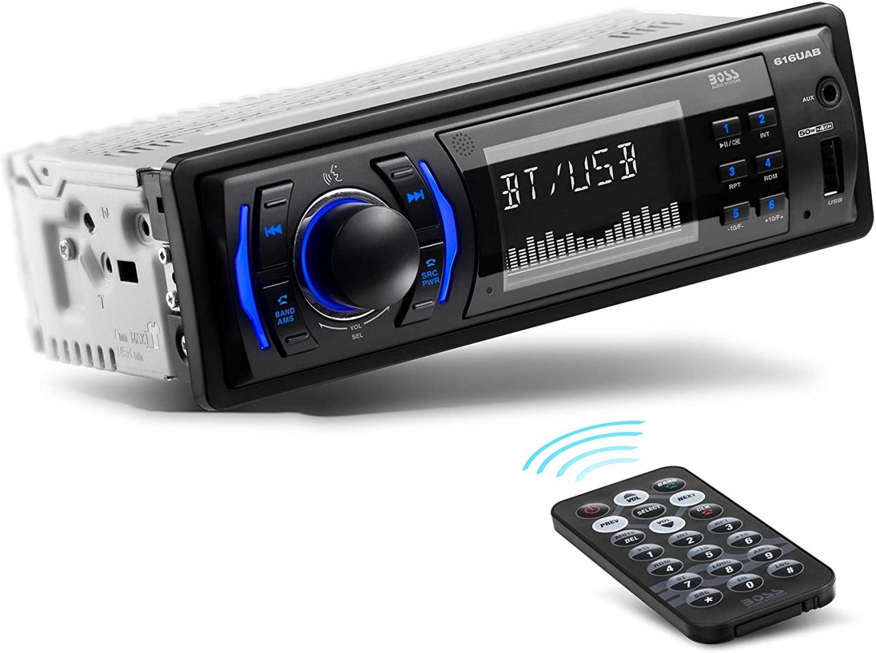 Buy BOSS Audio Systems 616UAB Multimedia Car Stereo - Single Din LCD  Bluetooth Audio and Hands-Free Calling, Built-in Microphone, MP3/USB,  Aux-in, AM/FM Radio Receiver Online in Hong Kong. B01CG8N0H8
