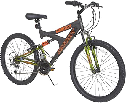 Dynacraft Gauntlet Boys' Dual Suspension 21-Speed Bike, Gray (24-Inch) :  Amazon.ca: Sports & Outdoors