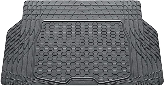 Buy FH Group F11313 Monster Eye Full Set Rubber Floor Mats, Purple/Black  Color w. F16403 Trimmable Vinyl Trunk Liner/Cargo Mat Black- Fit Most Car,  Truck, SUV, or Van Online in Indonesia. B07NLLDGFG