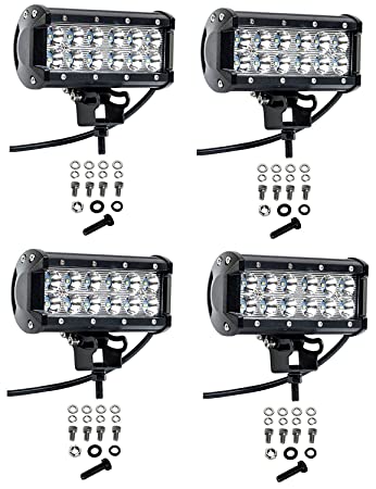 Cutequeen 4 X 36w 3600 Lumens Cree LED Spot Light for Off-road Rv Atv SUV  Boat 4x4 Jeep Lamp Tractor Marine Off-road Lighting (pack of 4) :  Amazon.in: Home & Kitchen