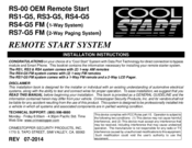 Crimestopper Cool Start RS4-G5 Manuals | ManualsLib