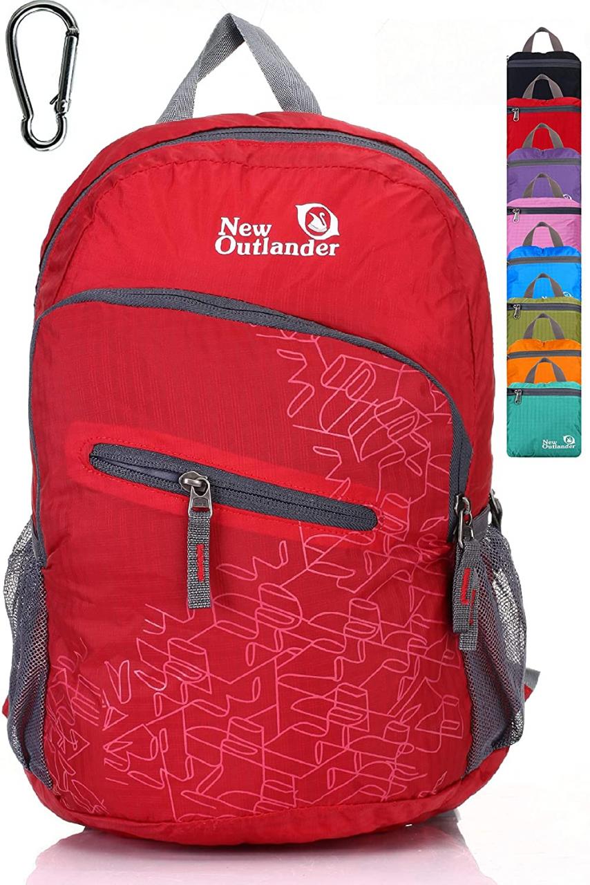 Buy Outlander Packable Handy Lightweight Travel Hiking Backpack Daypack,  Red Online in Indonesia. B0092ECRNS