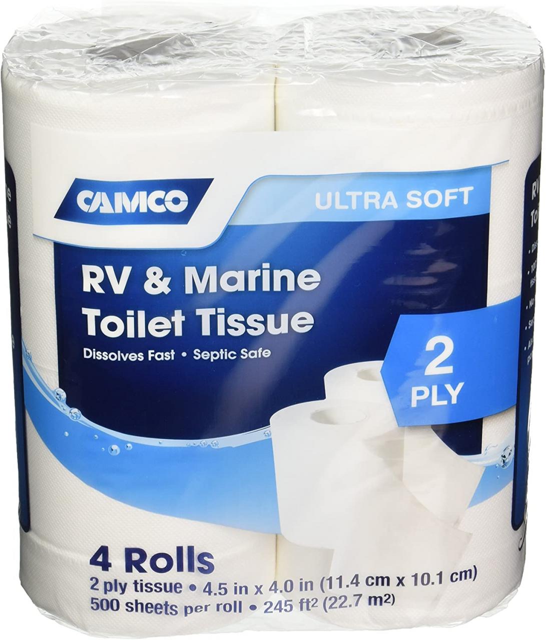 Camco 4 Pack 2 Ply White Toilet Tissue | Home Hardware