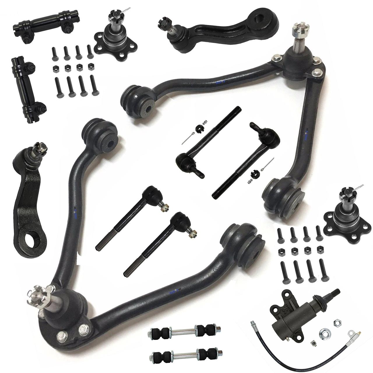 Detroit Axle - New 15pc Complete Front Upper Control Arm and Ball Joint  Suspension Kit for Chevrolet and GMC Trucks C1500 C2500 C3506- Buy Online  in Bahrain at bahrain.desertcart.com. ProductId : 92310189.