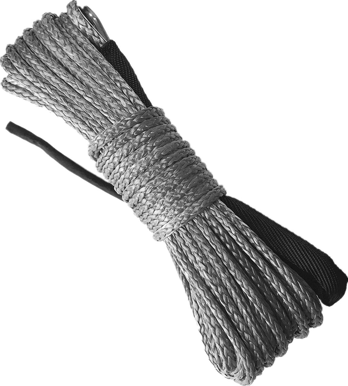 Buy X-BULL SK75 1/4 x 49' Dyneema Synthetic Winch Rope （10000LBS）（Gray  Online in Kazakhstan. B07T67QKWF