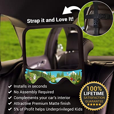 Buy COZY GREENS Baby Car Mirror Forest Theme | Baby Mirror for Car Back  Seat | Shatterproof, Stable, Crash Tested | 100% Lifetime Satisfaction  Guarantee | Wide View Carseat Mirrors Backseat Rear