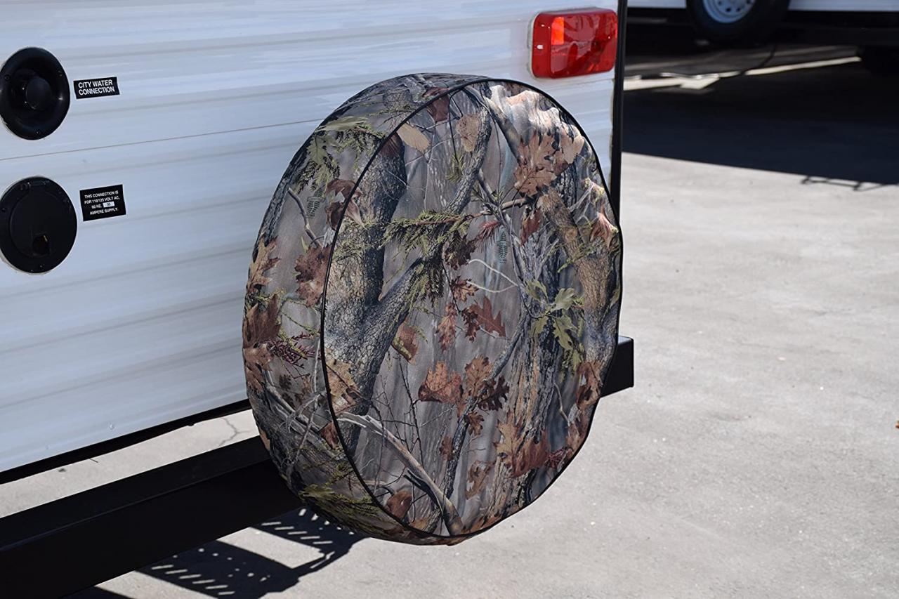 Buy ADCO 8757 Camouflage Game Creek Oaks Spare Tire Cover J, (Fits 27  Diameter Wheel) Online in Taiwan. B00T365T62