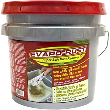 Buy Evapo-Rust The Original Super Safe Rust Remover, Water-based,  Non-Toxic, Biodegradable, 55 Gallon Online in Hungary. B00AEBX09S
