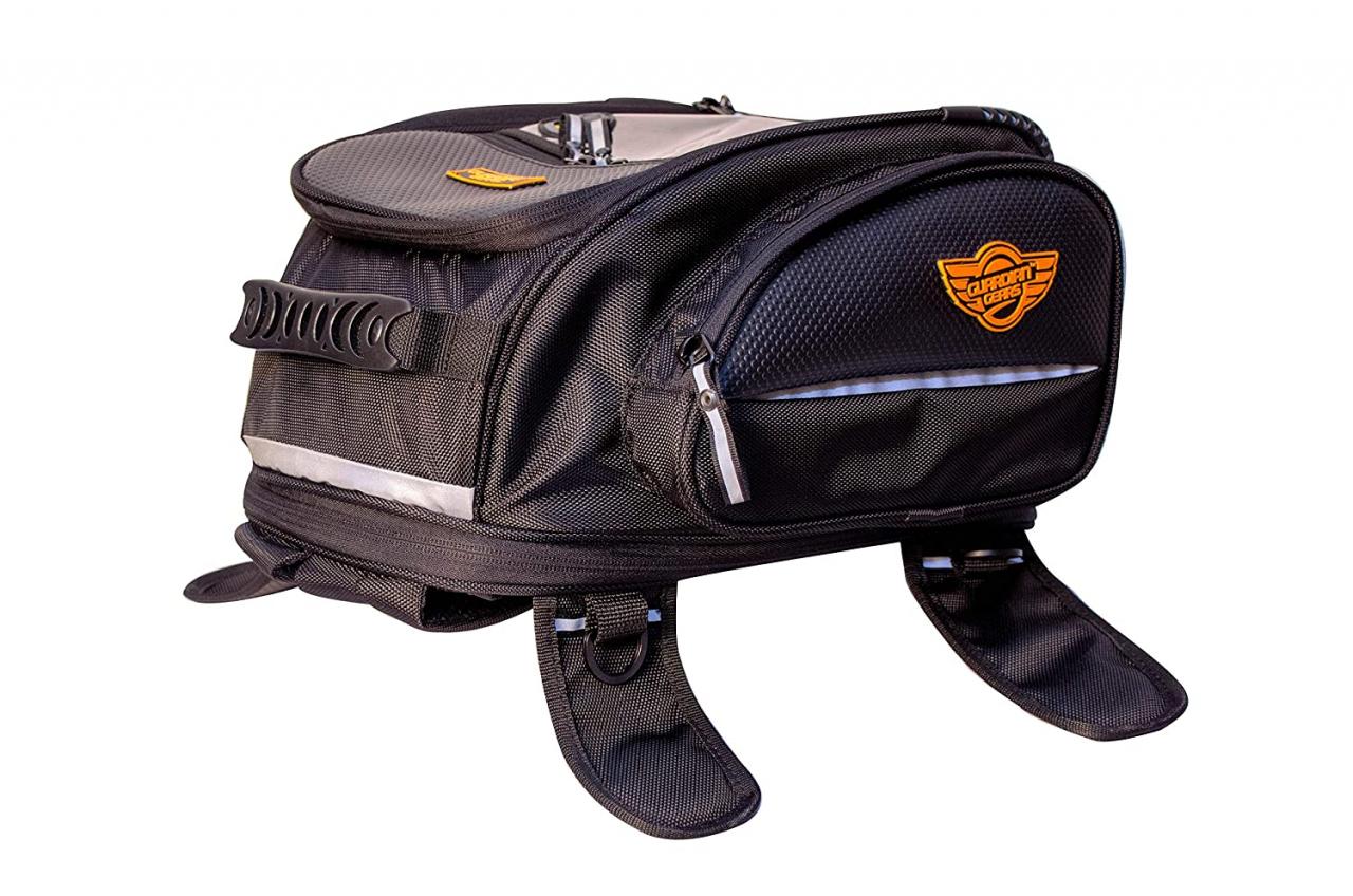 GUARDIANGEARS Jaws 28L Magnetic Tank Bag with Rain Cover for All Motorbikes  with Metal Tank : Amazon.in: Car & Motorbike