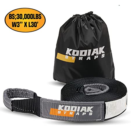 Prime heavy duty towing straps 6inch × 30ft with extreme capacity