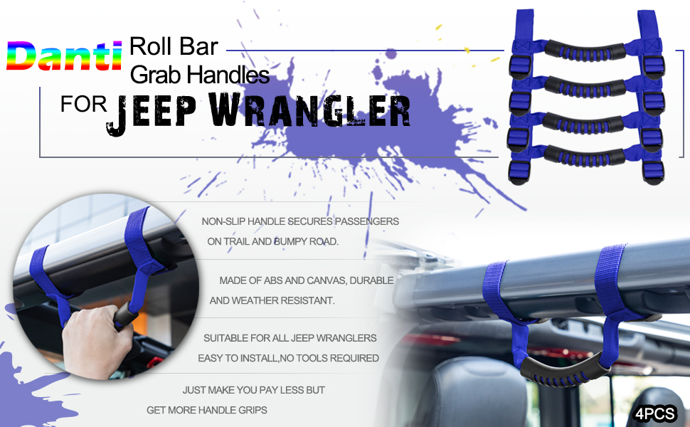 New Red Roll Bar Grab Handles For Jeep Wrangler Jk Grabbars Handle Solid  Steel Front Door Roof Wild Bars Interior Griphandle|grab handles|door grab  handlejeep grab handle - AliExpress