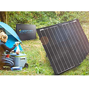 ACOPOWER UV11007GD 100W Foldable Solar Panel Kit, 12V