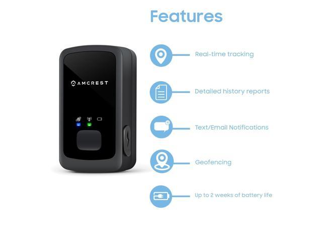 outlet on sale Amcrest 4G LTE GPS Tracker - Portable Mini Hidden Real-Time GPS  Tracking Device for Vehicles, Cars, Kids, Persons, Assets w/Geo-Fencing,  Text/Email/Push Alerts, 14 Day Battery, No Contract welcome to