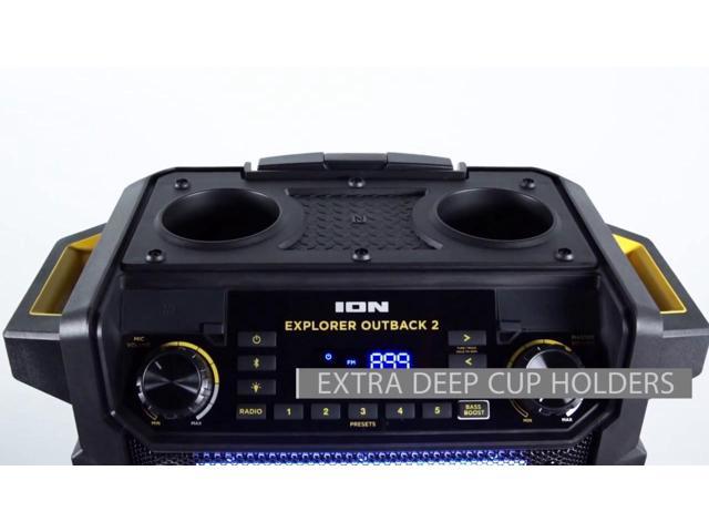Used - Acceptable: Ion Explorer Outback 2 Bluetooth Water Resistant Speaker  System - Black - Newegg.com