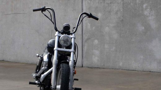Motorcycle Handlebars Motors APE HANGER CHROME HANDLEBARS 14