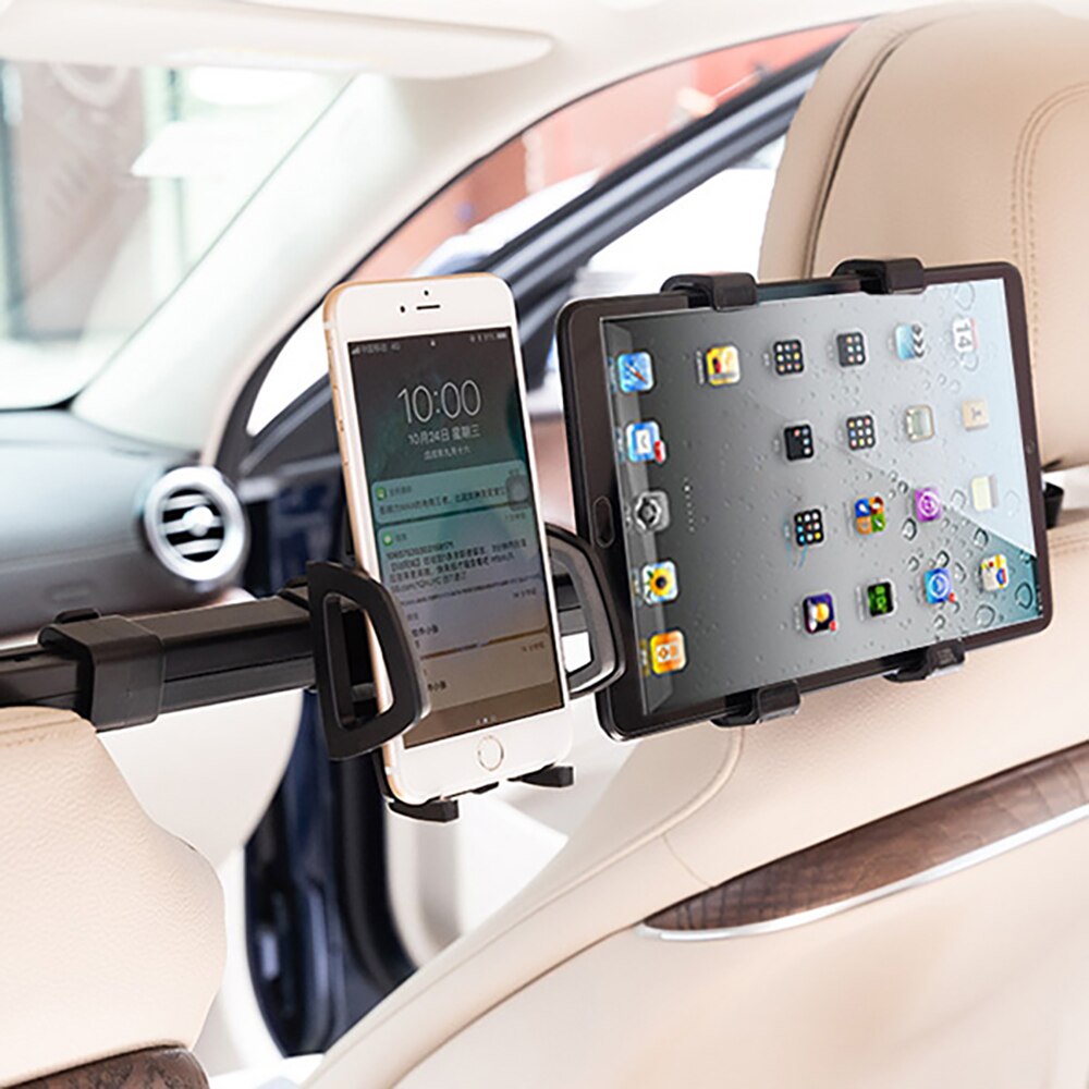 Car Back Seat Headrest Mount Holder 2 in 1 Universal Car Tablet PC Phone  Holder Rack 360 Degree Back Seat Mount Stand Bracket|Tablet Stands| -  AliExpress