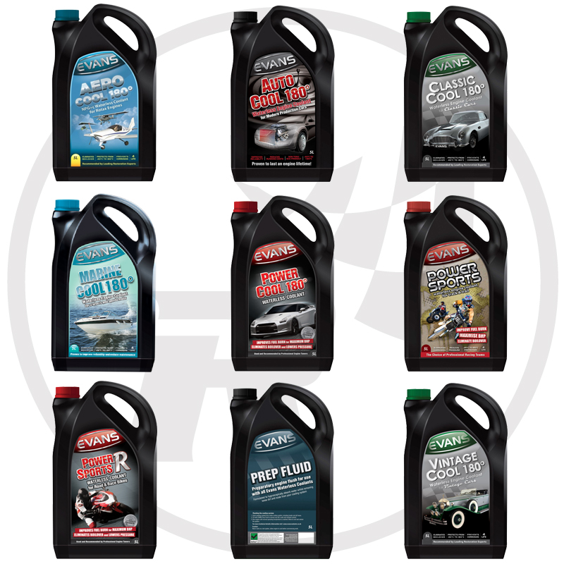 Evans Waterless Performance Engine Coolant - Select