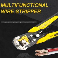 Deli Professional Automatic Wire Stripper For 0.2 6.0mm Multitool Crimping  Pliers Cable Optical Fiber Wire Cutter Crimping Tool|Pliers| - AliExpress