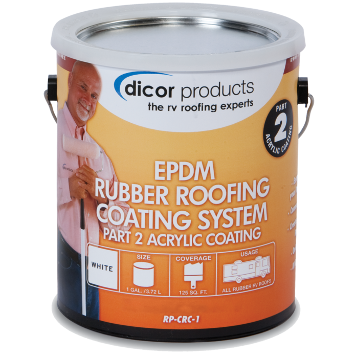 Acrylic Coating Part 2 for EPDM Rubber Roofing | Dicor Products