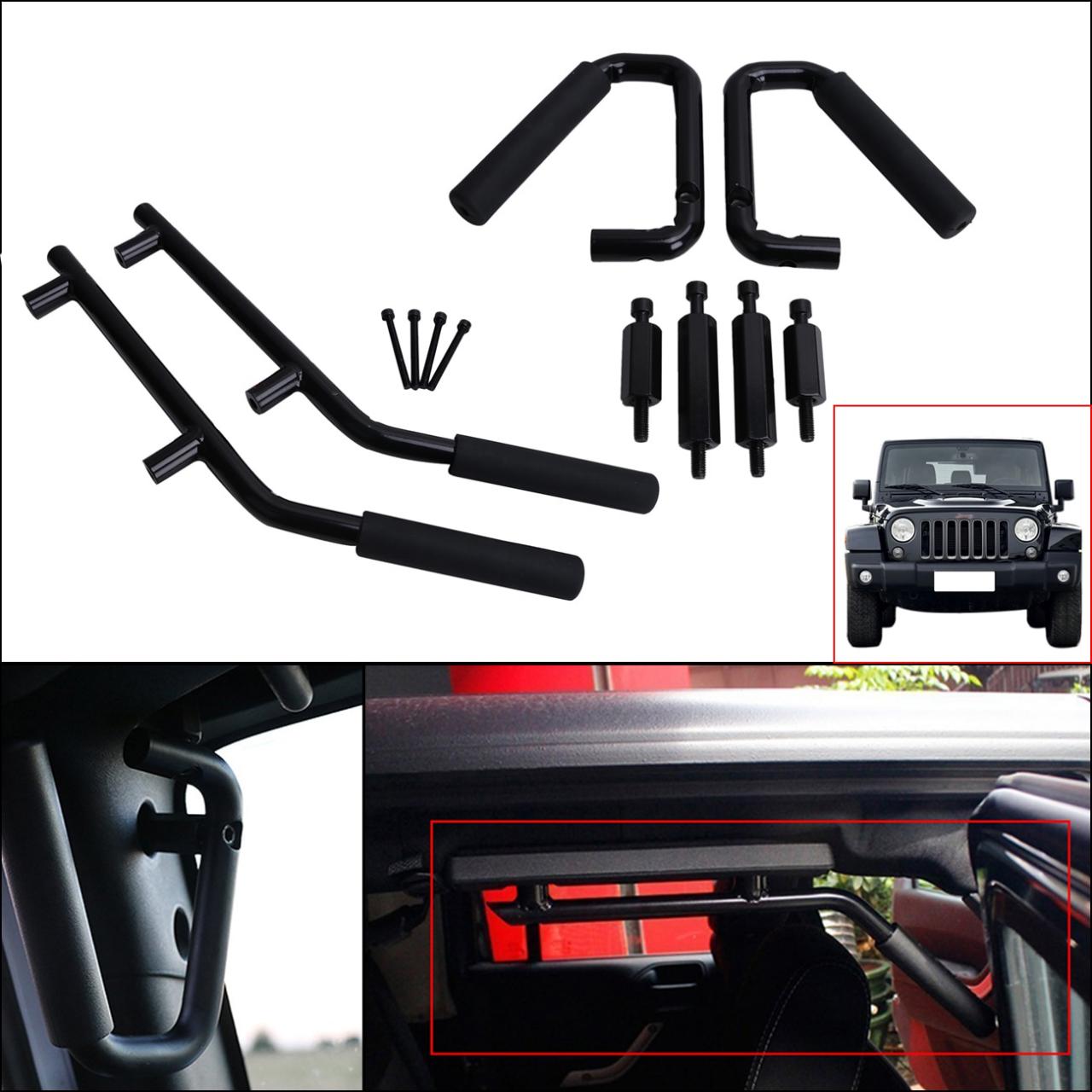 1Pair Front Grab Handle Anti Roll Bar Armrest Handle For Jeep Wrangler JK  2/4 Door 2007 2017 For Jeep Interior Parts #CE017|jeep wrangler handle|roll  bar handlesjeep wrangler jk handle - AliExpress