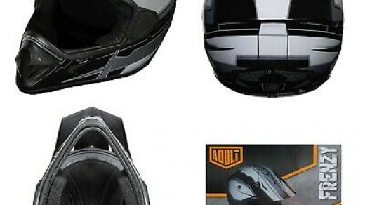 DOT APPROVED FUEL SHC Frenzy MX Adult XL All Terrain Vehicle Helmet OffRoad  - £21.55 | PicClick UK