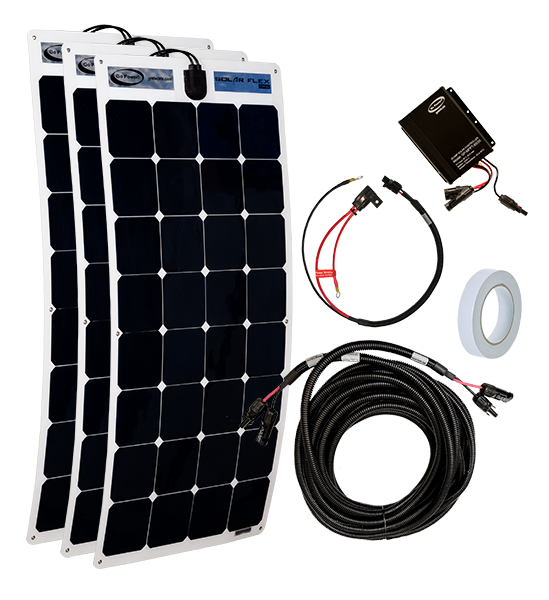 300-watt Commercial Vehicle Solar Kit | Go Power! Solar for Fleet