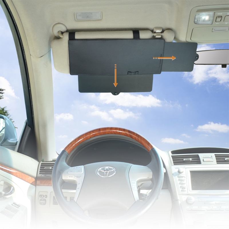 WANPOOL Car Visor Anti glare Sunshade Extender Sun Blocker for Front Seat  Driver or Passenger 1 Piece|Phone Case & Covers| - AliExpress