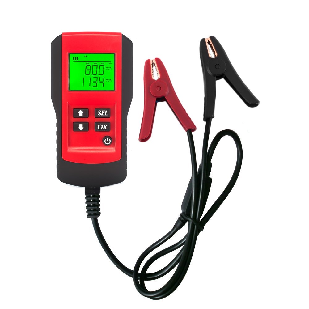 Buy SUNER POWER Digital 12V Car Battery Tester Automotive Battery Load  Tester and Analyzer Of Battery Life Percentage,Voltage, Resistance and CCA  Value For Flood, Gel, AGM, Deep Cycle Battery in Cheap Price