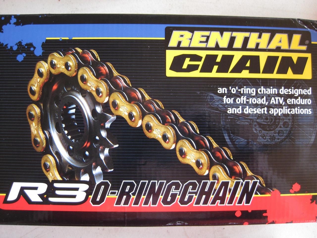 Step 12: Renthal R3-2 Chain & RC-1 Works Brake Pads - Dirt Hammers